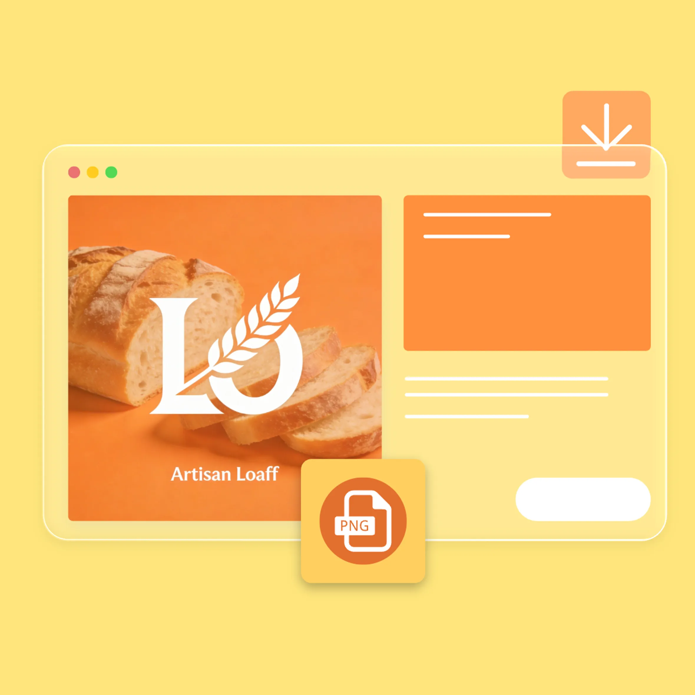 Beginner-friendly AI logo maker interface for entering brand details